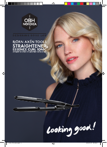 Manual OBH Nordica 3120 Björn Axén Tools Essence Curl Ionic Hair Straightener