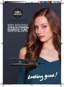 Manual OBH Nordica 3119 Björn Axén Tools Essence Curl Hair Straightener