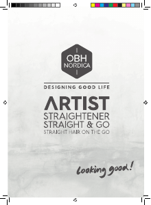 Bruksanvisning OBH Nordica 3056 Straight & Go Rettetang