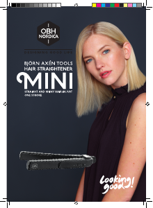 Manual OBH Nordica 3058 Björn Axén Tools Mini Hair Straightener