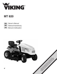 Manual Viking MT 820 Lawn Mower