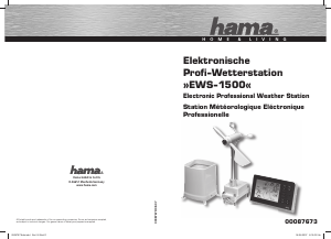 Bedienungsanleitung Hama EWS-1500 Wetterstation