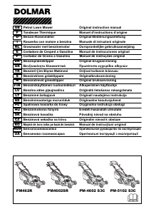 Mode d’emploi Dolmar PM4602SR Tondeuse à gazon