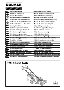 Manual Dolmar PM-5600S3R Lawn Mower