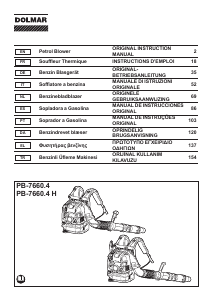 Manual Dolmar PB-7660.4 Soprador de folhas