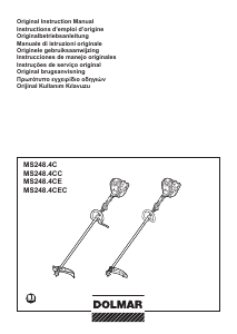 Manual de uso Dolmar MS-248.4C Cortabordes