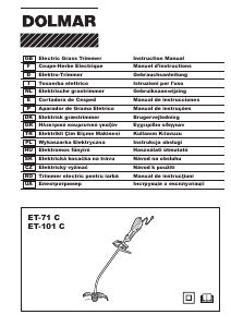 Manual Dolmar ET-101C Aparador de relva