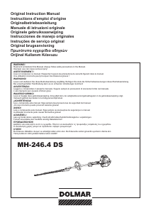 Εγχειρίδιο Dolmar MH-246.4DS Εργαλείο κουρέματος φράχτη