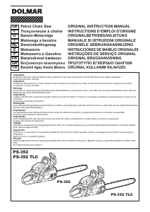 Manual de uso Dolmar PS-352 TLC-40 Sierra de cadena