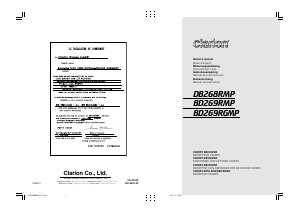 Mode d’emploi Clarion BD269RGMP Autoradio