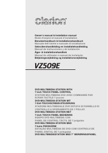 Mode d’emploi Clarion VZ509E Autoradio