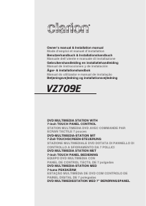 Mode d’emploi Clarion VZ709E Autoradio