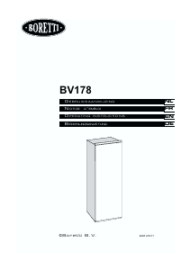 Handleiding Boretti BV178 Vriezer