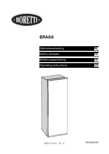 Handleiding Boretti BRA88 Koelkast