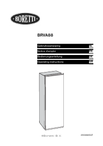 Manual Boretti BRVA88 Refrigerator