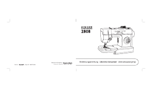 Bedienungsanleitung Singer 2808 Nähmaschine