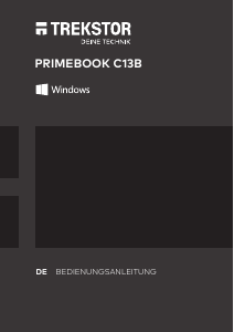 Bedienungsanleitung TrekStor PrimeBook C13B Notebook