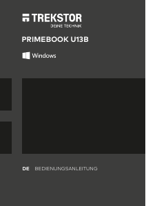 Bedienungsanleitung TrekStor PrimeBook U13B Notebook