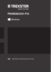 Bedienungsanleitung TrekStor PrimeBook P15 Notebook