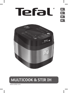 Посібник Tefal RK905A32 Multicook & Stir IH Рисоварка
