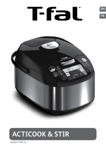 Mode d’emploi Tefal RK901B51 Acticook & Stir Cuiseur à riz