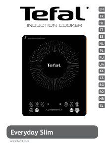 Manual de uso Tefal IH201812CH Everyday Slim Placa