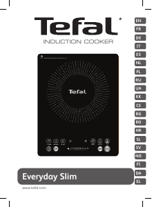 Manual de uso Tefal IH210840 Everyday Slim Placa