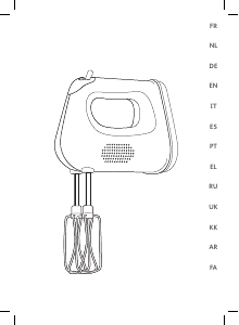 Посібник Tefal HT300141 Ручний міксер