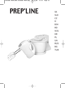 Manual Tefal 814432 PrepLine Mixer de mână