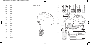 Manual Tefal HT4101.STIWA PrepLine Hand Mixer