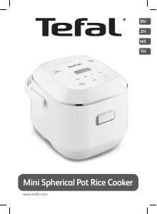 Manual Tefal RK601165 Mini Spherical Rice Cooker