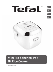 Manual Tefal RK604165 Mini Pro Spherical Rice Cooker