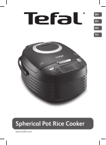 Manual Tefal RK740165 Spherical Rice Cooker