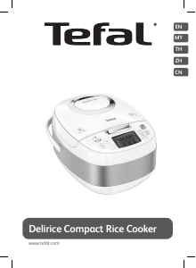 Manual Tefal RK750165 Delirice Compact Rice Cooker