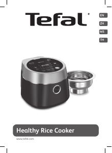 Manual Tefal RK860865 Healthy Rice Rice Cooker