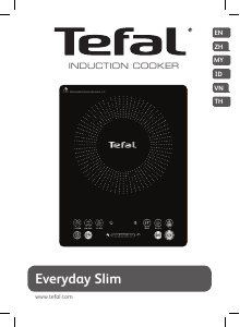 Handleiding Tefal IH201865 Everyday Slim Kookplaat