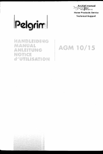 Handleiding Pelgrim M410 Magnetron