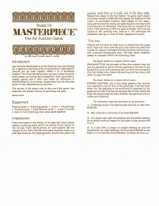 Mode d’emploi Parker Masterpiece