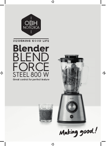 Brugsanvisning OBH Nordica LH439DS0 Blendforce Steel Blender