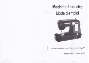 Mode d’emploi Harper MAC 5 Dark Edition Machine à coudre