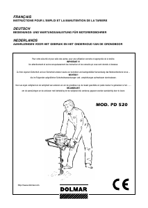 Bedienungsanleitung Dolmar PD520 Erdbohrer