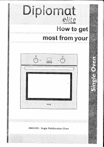 Manual Diplomat ABA3350 Oven