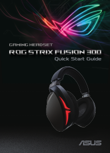 Priročnik Asus ROG Strix Fusion 300 Slušalke z mikrofonom