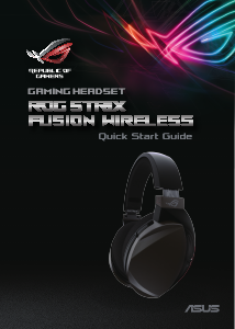 사용 설명서 에이수스 ROG Strix Fusion Wireless 헤드셋