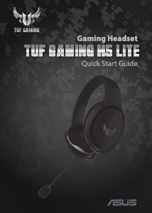 Bedienungsanleitung Asus TUF Gaming H5 Lite Headset