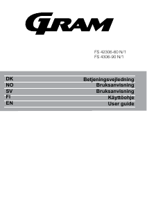 Bruksanvisning Gram FS 42306-60 N/1 Fryser