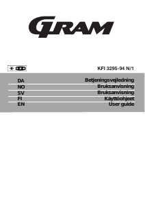 Bruksanvisning Gram KFI 3295-94 N/1 Kyl-frys