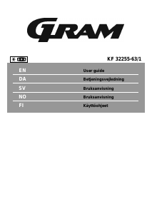 Handleiding Gram KF 32255-63/1 Koel-vries combinatie