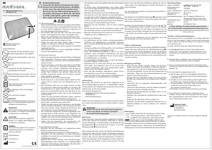 Manuale Medisana HP 650 Pad riscaldanti