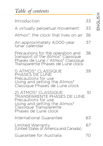 Manual Jaeger LeCoultre Atmos Classique Phases de lune JLQ5111202 Watch